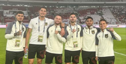 Para pemain Timnas Indonesia.