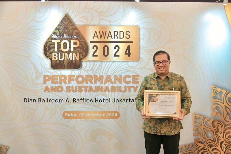 Pegadaian raih dua penghargaan TOP BUMN Awards 2024.