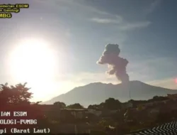 Gunung Marapi Meletus, Warga Diimbau Menjauh dari Radius 3 Km