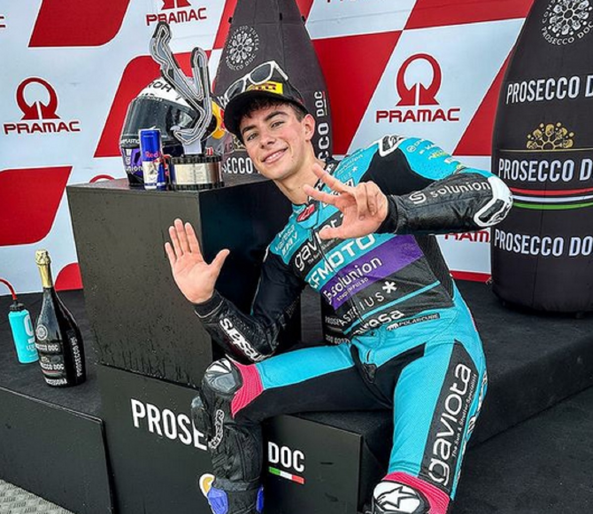 David Alonso kala mentas di Moto3 2024.