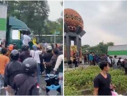 Sopir Truk Kontainer Tabrak Pengendara di Tangerang