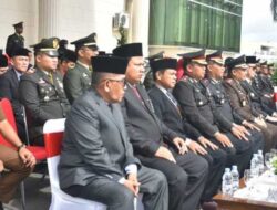 Bupati Agam Hadiri Peringatan HUT TNI ke-79 di Balai Kota Bukittinggi
