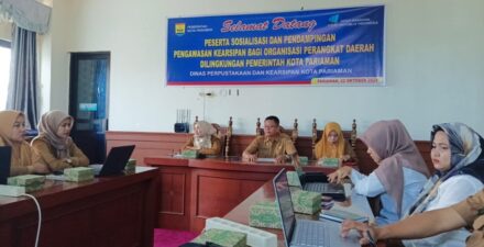 Dispersib Kota Pariaman Minta OPD Tingkatkan Pengawasan Arsip