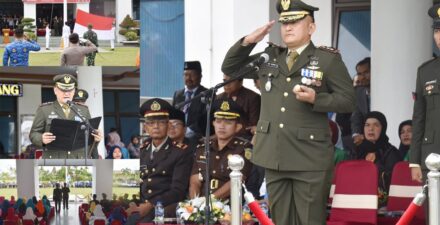 Dandim 0308 Pariaman Pimpin Upacara Hari Pahlawan Tingkat Kota Pariaman Berlangsung Khidmat