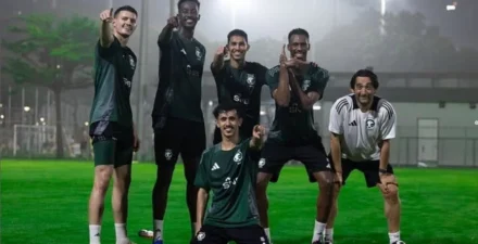 Latihan Perdana Arab Saudi di GBK