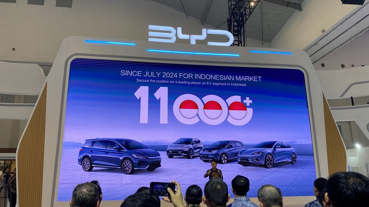 BYD catat 11 ribu penjualan dalam hitungan bulan