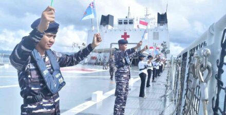 Disambut Hangat, Satgas Port Visit 2024 Tiba di Negara Fiji