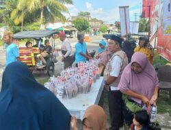 Paslon Safriadi-Hamzah Bagikan 500 Porsi Makanan Bergizi di Aceh Singkil