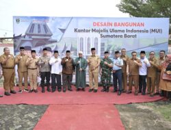 Gubernur Mahyeldi Resmikan Penetapan Lokasi Pembangunan Kantor MUI Sumbar di Kompleks Masjid Raya