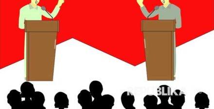 Ilustrasi debat publik Wako dan Wawako Pariaman.
