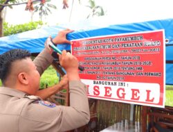 Pemko Payakumbuh Lakukan Penyegelan Terhadap Bangunan Tidak Memilki Izin
