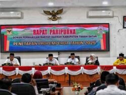 Sembilan Propemperda Kabupaten Tanah Datar Tahun 2025 Disepakati Bersama DPRD