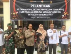 413 Anggota KPPS Kecamatan Sungai Pagu Solsel Dilantik