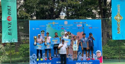 Atlet muda mendominasi podium juara turnamen tenis Piala Pj Gubernur DKI Jakarta 2024