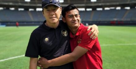 Para pemain Timnas Indonesia kala berlaga.