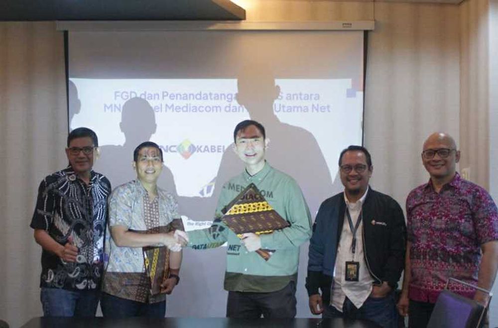 PT MNC Kabel Mediacom (MKM) bermitra dengan PT Data Utama Dinamika untuk menghadirkan layanan hiburan digital