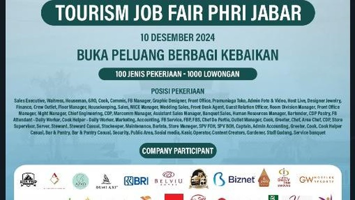 Tourism Job Fair 2024 PHRI Jabar