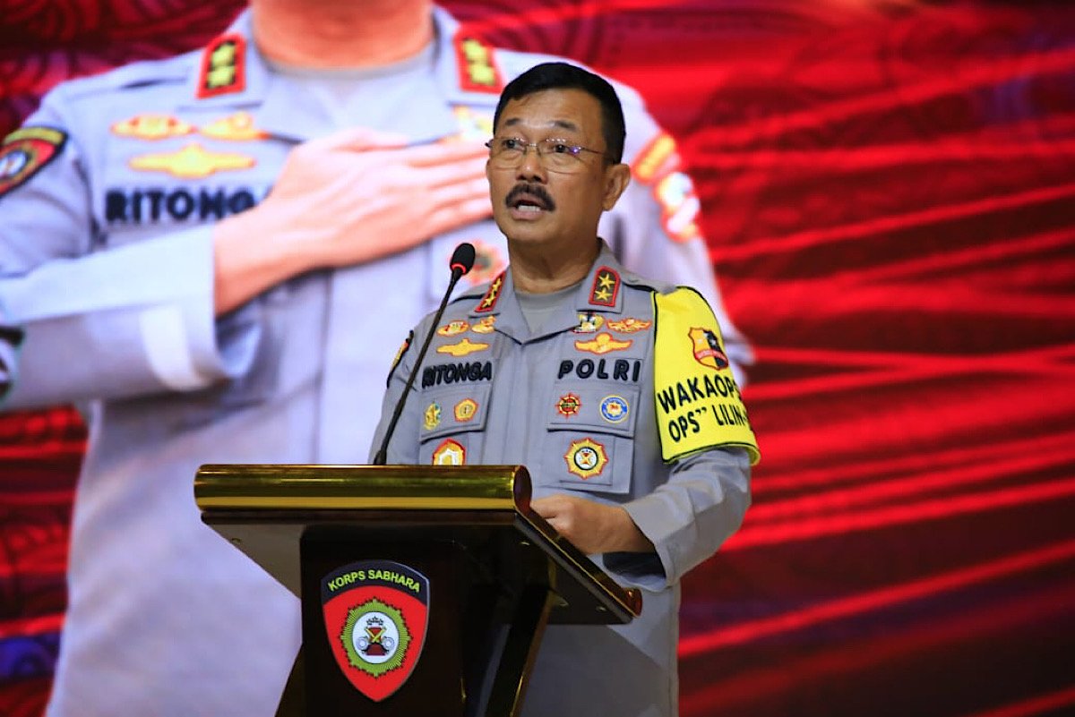 Kakorsabhara Polri Irjen M. Ritonga.