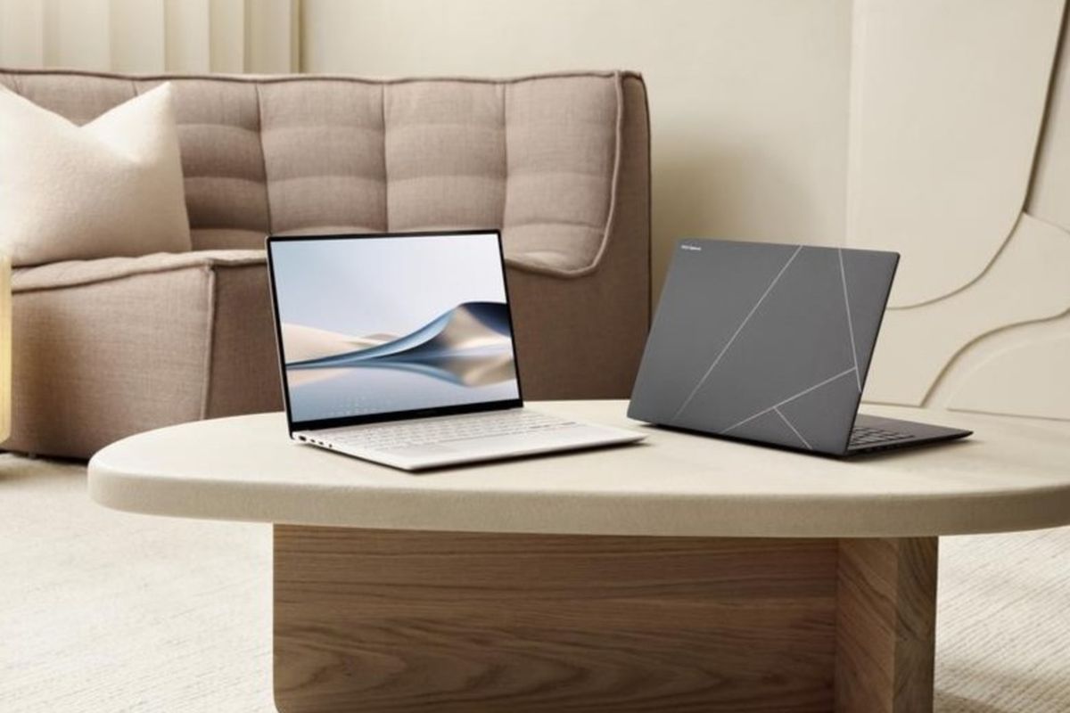 ASUS Zenbook S 14 OLED, laptop ultratipis yang menggabungkan desain elegan dengan teknologi audio visual terbaik di kelasnya.