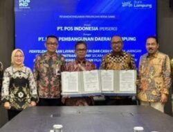 Bank Lampung Berkolaborasi Dengan PT. Pos Indonesia Untuk Memperluas Jangkauan