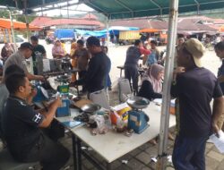 Disprindagkop & UKM Solsel Berikan Pelayanan Kepada 478 UTTP di Dua Pasar Kabupaten