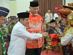 Gubernur Mahyeldi dan Wamen Pendidikan Dasar Kompak Hadiri Pelantikan Kwartir Wilayah Gerakan Kepanduan Hizbul Wathan Sumbar