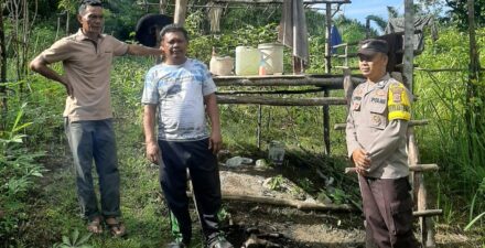 Bhabinkamtibmas Polres Subulussalam Dukung Ketahanan Pangan Lewat Pendampingan