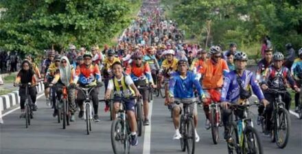 Promosikan Pariwisata Serta Gaya Hidup Sehat, Gowes Chapter III Solok Selatan Diikuti 4.200 Gowester