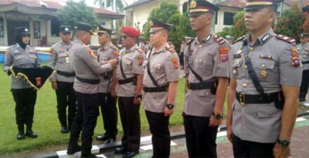 Sejumlah Jabatan di Polres Tanah Datar Diserahterimakan