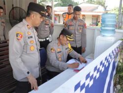 Sambut Nataru, Kapolres Pasbar Pastikan Pos Pengamanan Berfungsi Optimal