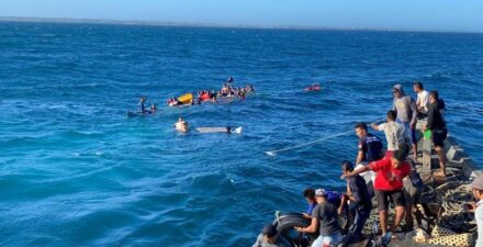 Tanjungpinang, Kapal Nelayan Tenggelam, Kapal Tunda Selamatkan Enam Nelayan
