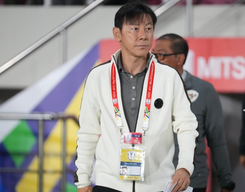Pelatih Timnas Indonesia, Shin Tae-yong.