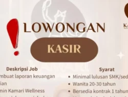Lowongan Kerja di Kamari Wellness.Official untuk Posisi Kasir, Cek Syarat dan Cara Melamarnya