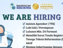 Lowongan Asisten Apoteker di Rumah Sakit Ibu dan Anak Rizki Bunda Agam