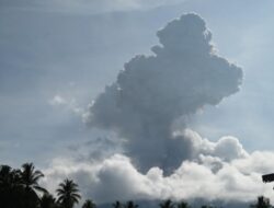 Gunung Ibu Erupsi, Status Siaga Ditetapkan