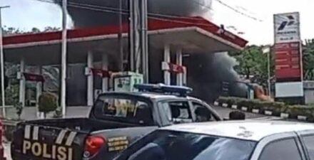 Kebakaran di SPBU Cianjur, Empat Petugas Alami Luka Bakar