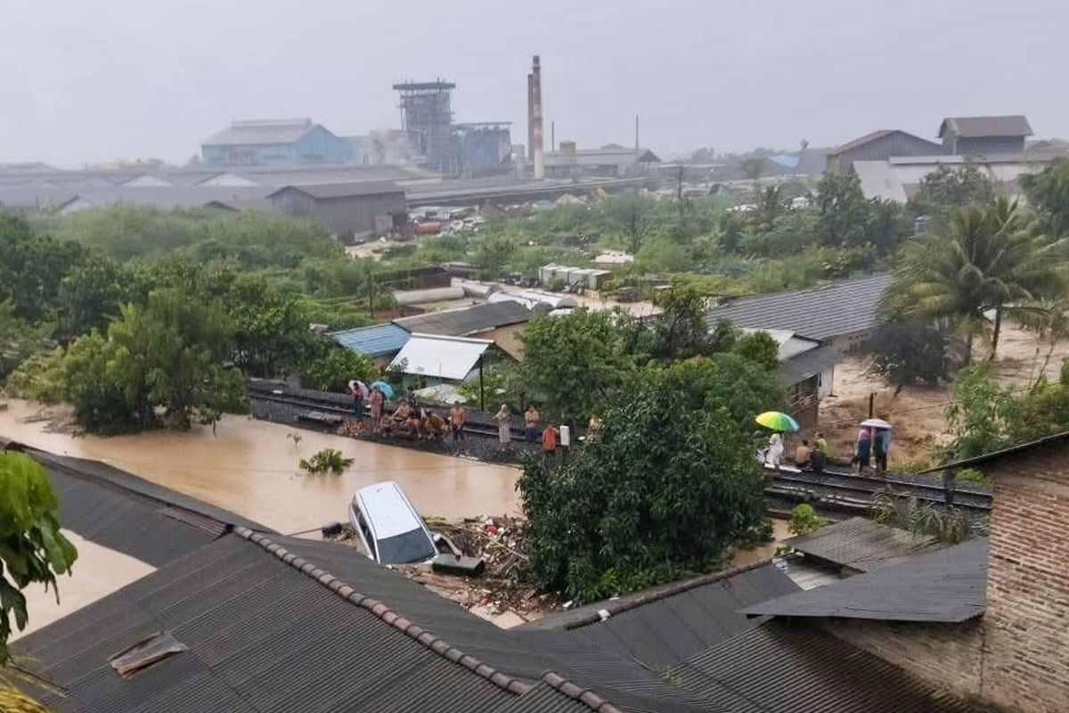 Banjir Parah di Bandar Lampung