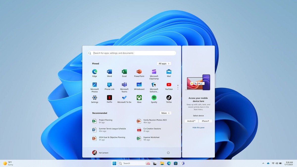 Fitur integrasi iPhone di Windows 11.
