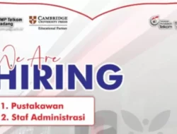 Lowongan Kerja di SMP Telkom Padang, Pustakawan dan Staf Administrasi Dibutuhkan