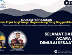 Kanwil DJP Jakarta Khusus dan APAB Gelar Webinar Perpajakan untuk WNA