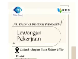Kesempatan Karir! PT. Tridaya Dimensi Indonesia Buka Lowongan Staf Admin