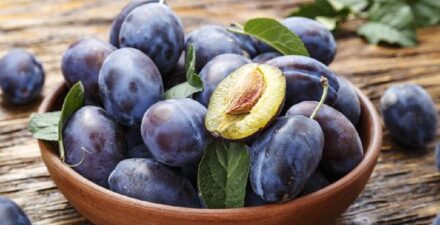 Plum, salah satu buah paling tinggi kalsium.