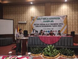 Ikatan Pencak Silat Indonesia Rembang mengelar Rakerkab Tahun 2025