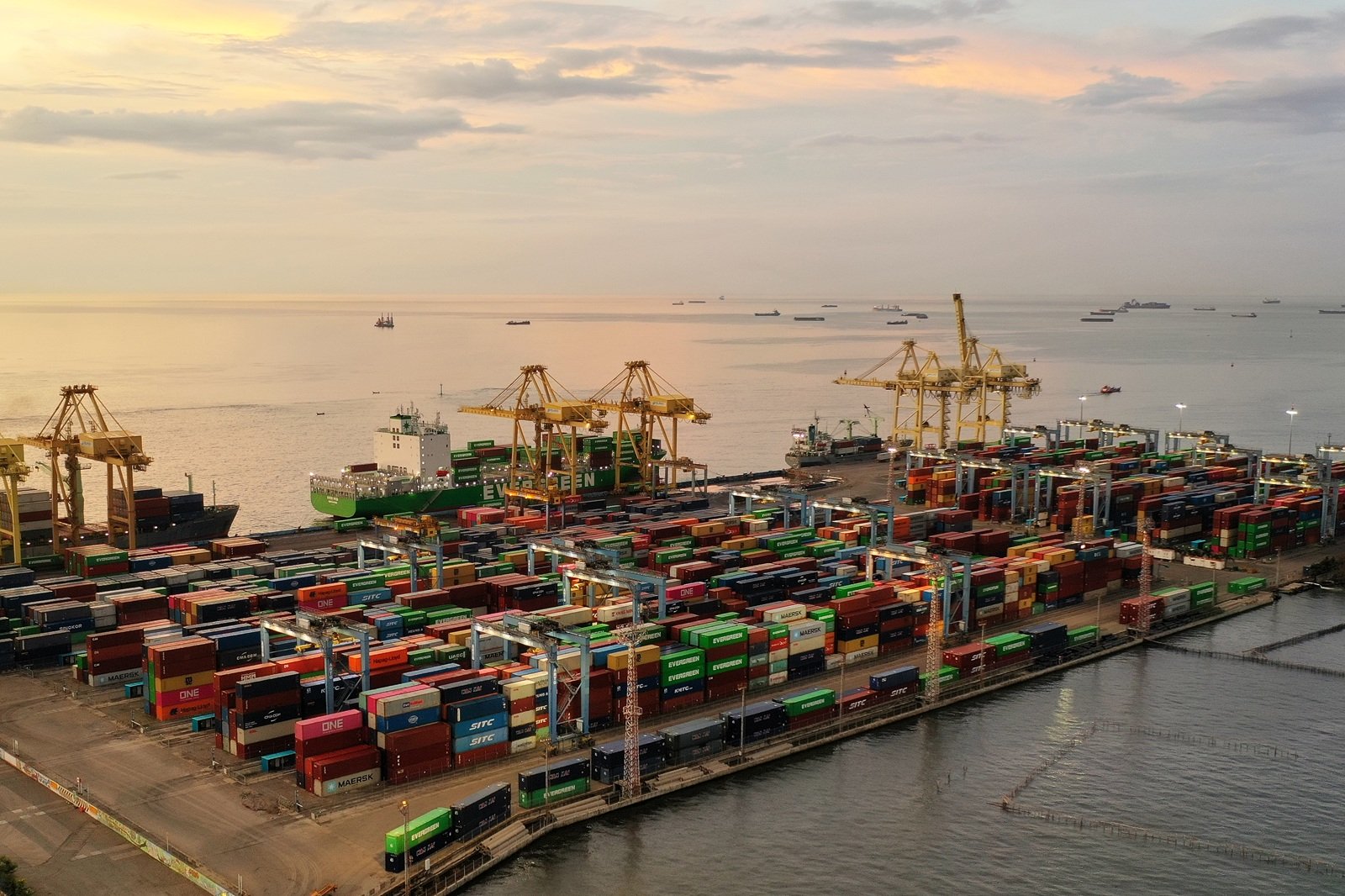 Pelindo Terminal Petikemas berencana mendatangkan 2 unit alat bongkar muat peti kemas jenis harbour mobile crane di TPK Semarang