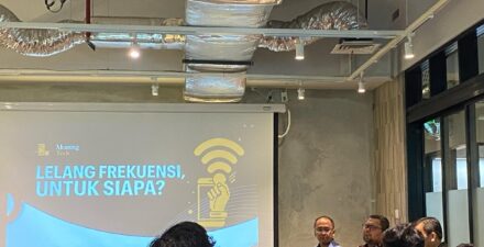 Diskusi Morning Tech Lelang Frekuensi untuk Siapa, Jakarta, 24 Februari 2025.