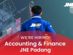 Lowongan Kerja JNE Express di Padang, Posisi Accounting dan Finance