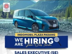 Indomobil Plaza Padang Buka Lowongan Sales Executive, Simak Persyaratannya!