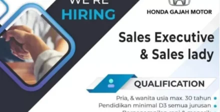 PT. Honda Gajah Motor Buka Lowongan Kerja di Padang, Lamar Sebelum 4 Januari 2025!