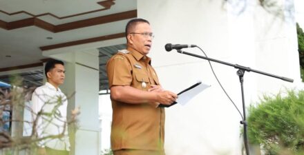 Wakil Walikota Pariaman Mulyadi Pimpin Apel Gabungan dan Silaturahmi Perdana