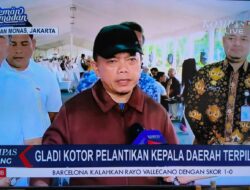 Gubernur dan Wakil Gubernur Jambi Ikuti Gladi Pelantikan Kepala Daerah Terpilih